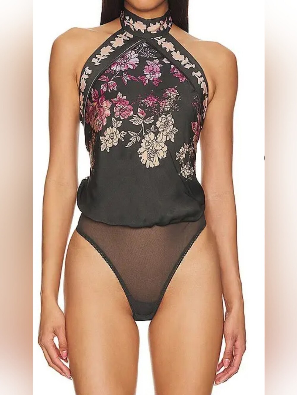 NWT Free People I Thing Boodysui in the Granite Combo